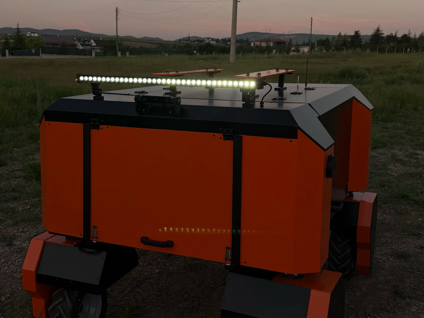 Dusk run with the light bar engaged
