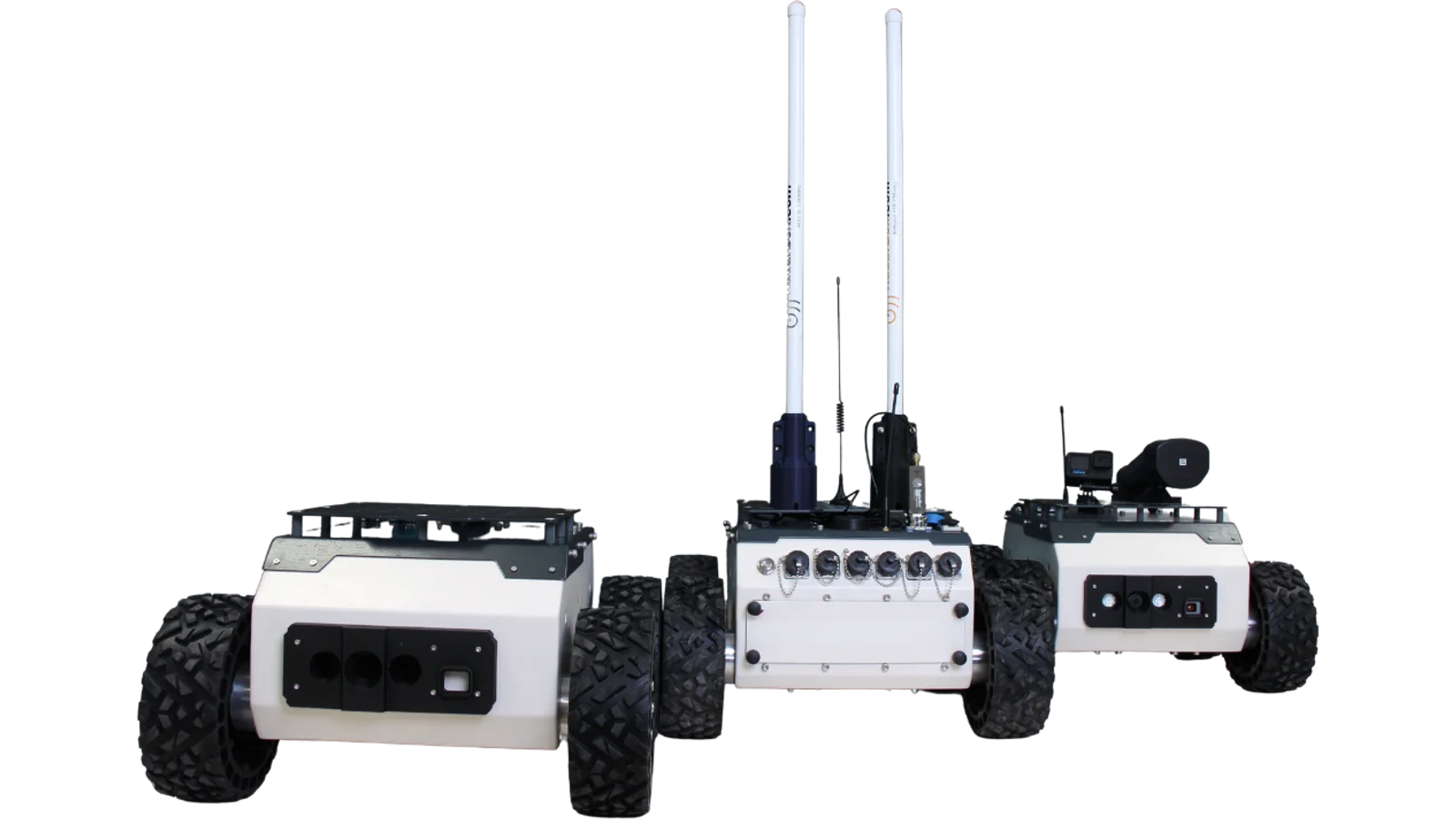 Three payload configurations on one chassis